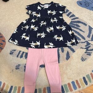Hanna Anderson Matching Set 12-18 months